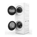 Whirlpool® Tour de lavage compacte certifiée ENERGY STAR® à pompe de chaleur de 24 po avec laveuse de 3,2 pi cu C.E.I. et sécheuse électrique de 4,3 pi cu YWFH5424SW