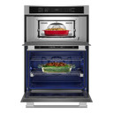 Kitchenaid® Four mural combiné électrique avec mode de friture à air sans préchauffage avec fini PrintShield™ - 30 po KOEC530SPS