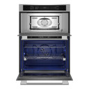 Kitchenaid® Four mural combiné électrique avec mode de friture à air sans préchauffage avec fini PrintShield™ - 30 po KOEC530SPS