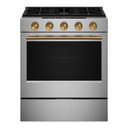 Trousse d'accessoires de personnalisation (poignées et boutons) couleur bronze pour cuisinière au gaz coulissante à convection KitchenAid® W11773967
