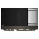 Cuisinière à induction non encastrée de style commercial à 6 éléments avec plaque chauffante KitchenAid® de 48 po KFID948SBE