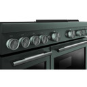 Cuisinière à induction non encastrée de style commercial à 6 éléments avec plaque chauffante KitchenAid® de 48 po KFID948SJP