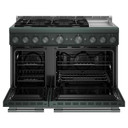 Table de cuisson commerciale au gaz à 6 brûleurs avec plaque chauffante KitchenAid® de 48 po KFGD948SJP