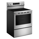 Kitchenaid® Cuisinière électrique coulissante intelligente avec modes de cuisson à convection - 5,3 pi cu YKFES330TPS