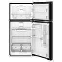 Réfrigérateur à congélateur supérieur Whirlpool® avec refroidissement à couverture totale - 19 pi cu et 29.5 po WRTX7419SB