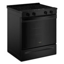 Whirlpool® Cuisinière électrique intelligente avec mode sans préchauffage et nettoyage à la vapeur de 30 po YWSES3330TB