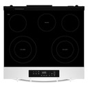 Whirlpool® Cuisinière électrique intelligente avec mode sans préchauffage et nettoyage à la vapeur de 30 po YWSES3330TW