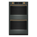 Kitchenaid® Four mural double électrique intelligent de 30 pouces avec caméra de cuisson intelligente - Fini Genévrier KOED930SJP