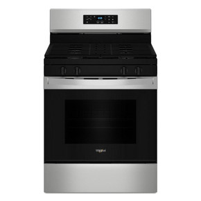 Whirlpool® Cuisinière au gaz autonettoyante avec mode sans préchauffage de 30 po WFGS3530RS Whirlpool® Cuisinière au gaz autonettoyante avec mode sans préchauffage de 30 po WFGS3530RS