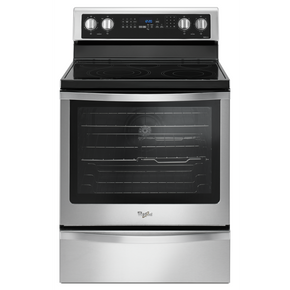 Cuisinière électrique non encastrée à convection véritable - 6.4 pi cu Whirlpool® YWFE745H0FS