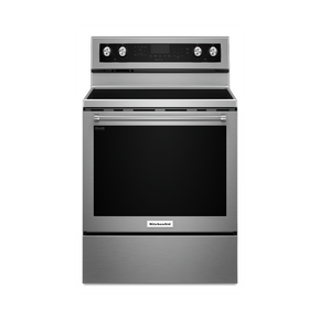 Cuisinière au electrique à convection avec 5 éléments - 30 po KitchenAid® YKFEG500ESS