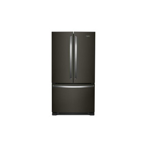 Whirlpool® Réfrigérateur à portes françaises, profondeur de comptoir et congélateur inférieur - 36po - 20picu WRFC2036RV