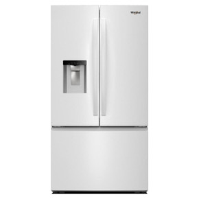 Whirlpool® Réfrigérateur à portes françaises avec distributeur d'eau et machine à glaçons dans la porte - 36 po - 30 pi cu WRFF3536SW