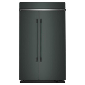 Kitchenaid® Réfrigérateur côte à côte encastré avec intérieur platine - 48 po - 30 pi cu KBSN748SJP