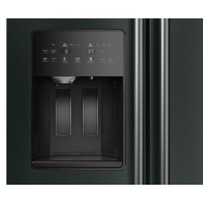 Kitchenaid® Réfrigérateur côte à côte à profondeur de comptoir, avec distributeur d’eau et de glaçons extérieur et fini genièvre - 20.8 pi cu KRSC536RJP