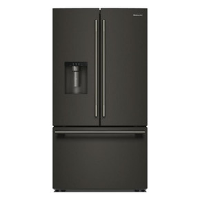 Kitchenaid® Réfrigérateur à portes françaises avec distributeur d’eau et de glaçons extérieur - 30 pi cu KRFF436SBE