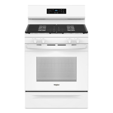 Whirlpool® Cuisinière au gaz autonettoyante avec mode sans préchauffage de 30 po WFGS3530RW