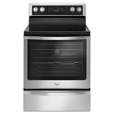 Whirlpool® Cuisinière électrique non encastrée à convection véritable - 6.4 pi cu YWFE745H0FS