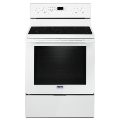 Cuisinière électrique avec convection véritable et préchauffage rapide - 30 po - 6.4 pi cu Maytag® YMER8800FW