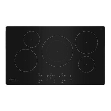 Kitchenaid® Table de cuisson à induction par capteur de 5 éléments et 36 po KCIG556JSS