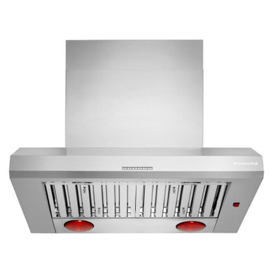 Kitchenaid® Hotte de cuisinière murale de style commercial à classe de moteur de 585 ou 1170 pi cu/min - 36 po KVWC956KSS
