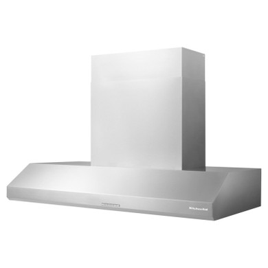 Kitchenaid® Hotte de cuisinière murale de style commercial à classe de moteur de 585 ou 1170 pi cu/min - 48 po KVWC958KSS