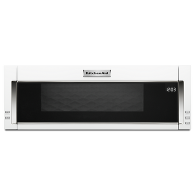 Kitchenaid® Four à micro-ondes à hotte intégrée et profil bas - 900 watts - 30 po YKMLS311HWH