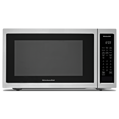 Four à micro-ondes et convection de comptoir avec fini printshieldtm – 1000 watts - 21 po KitchenAid® KMCC5015GSS