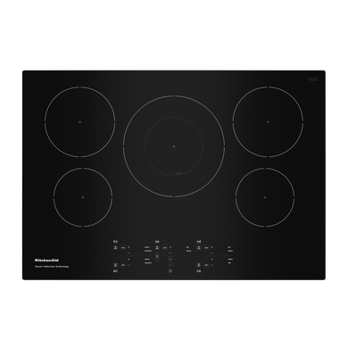 Table de cuisson à induction par capteur de 5 éléments et 30 po KitchenAid® KCIG550JBL