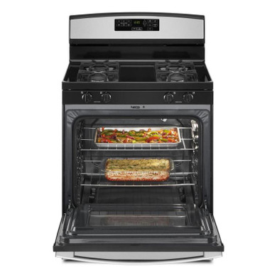 Amana® Cuisinière au gaz avec option d’autonettoyage de 30 po AGR6603SMS