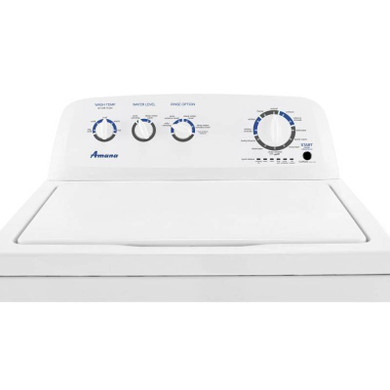Amana® Laveuse à chargement vertical avec agitateur haute efficacité à double action, 4.4 pi3 NTW4519JW