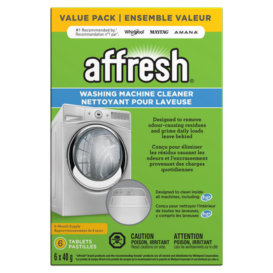 Nettoyant pour laveuse affresh® -  6 pastilles Affresh® W10501250B