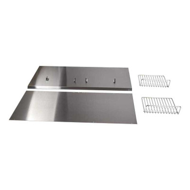Trousse de dosseret pour hotte de cuisinière avec tablette en acier inoxydable - 36 po (91,4 cm) W10285448