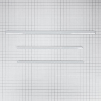 Trousse de garniture pour cuisinière coulissante, blanche W10675027