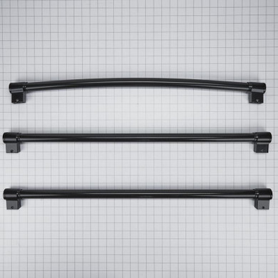 Trousse de poignées pour réfrigérateur à portes françaises - Noir W10716730