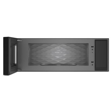 Whirlpool® Four à micro-ondes intelligent à hotte intégrée et profil bas de 1,1 pi cu avec ventilation de 450 pi³/min à 4 vitesses YWMML5530RB