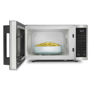 Whirlpool® Four à micro-ondes de comptoir avec nettoyage à la vapeur de 900 watts - 0.9 pi cu WMCS3019RS