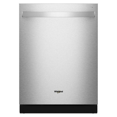 Lave-vaisselle Whirlpool® de 24 pouces avec fonction de lavage à couverture totale et séchage automatique à l'air libre, en acier inoxydable résistant aux traces de doigts WDTS8024SZ