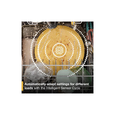 Lave-vaisselle Whirlpool® de 24 pouces avec fonction de lavage à couverture totale et séchage automatique à l'air libre, en acier inoxydable résistant aux traces de doigts WDTS8024SZ