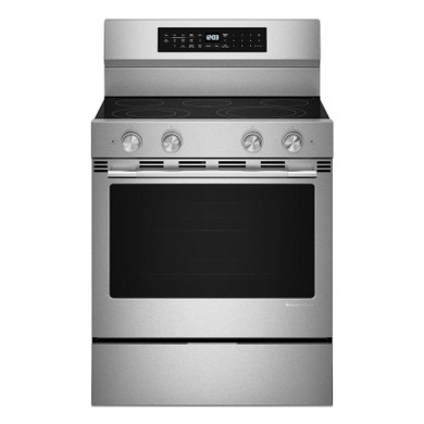 Kitchenaid® Cuisinière électrique non encastrée avec modes de cuisson à convection - 5,3 pi cu YKFES530SPS