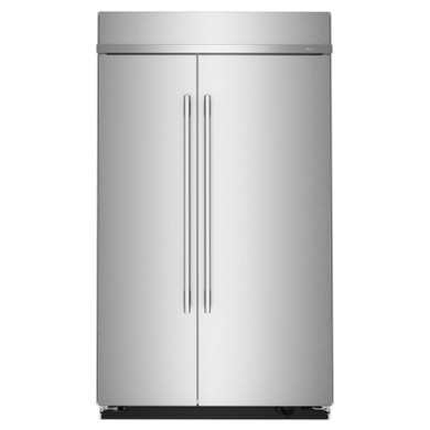 Kitchenaid® Réfrigérateur côte à côte encastré avec intérieur platine - 48 po - 30 pi cu KBSN748SPS