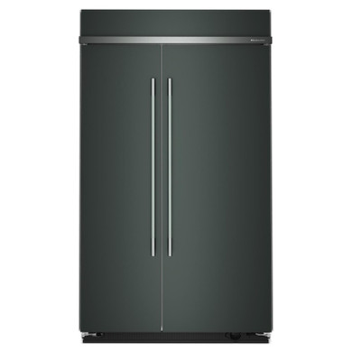 Kitchenaid® Réfrigérateur côte à côte encastré avec intérieur platine - 48 po - 30 pi cu KBSN748SJP