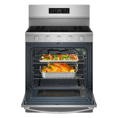 Whirlpool® Cuisinière au gaz avec technologie de cuisson à air - 30 po WFGS5730SZ