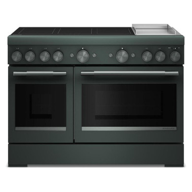Cuisinière à induction non encastrée de style commercial à 6 éléments avec plaque chauffante KitchenAid® de 48 po KFID948SJP