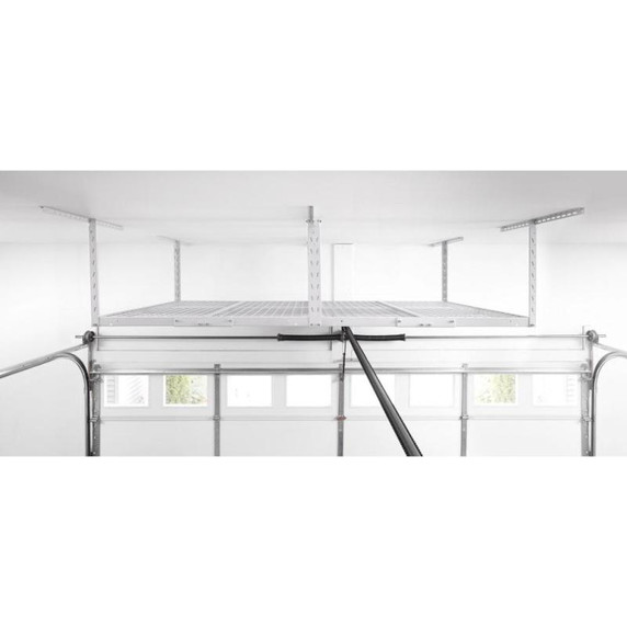 Gladiator® Tablette de rangement suspendue GearLoft™ de 4 pi (121,9 cm) X 8 pi (243,8 cm) GALS48M4JW