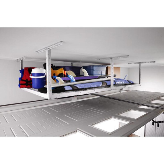 Gladiator® Tablette de rangement suspendue GearLoft™ de 4 pi (121,9 cm) X 8 pi (243,8 cm) GALS48M4JW