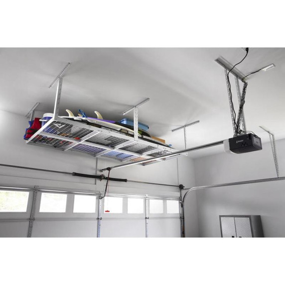 Gladiator® Tablette de rangement suspendue GearLoft™ de 4 pi (121,9 cm) X 8 pi (243,8 cm) GALS48M4JW