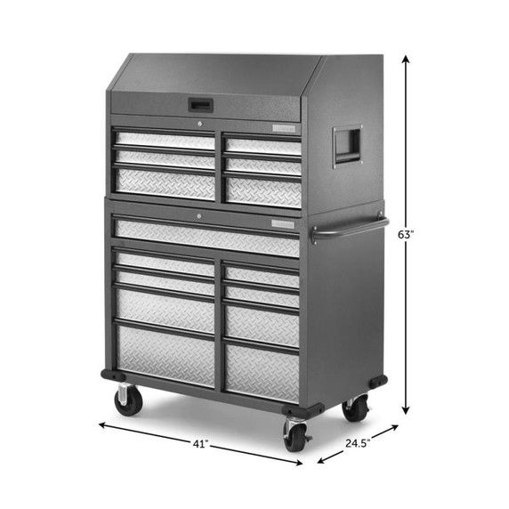 Gladiator® Coffre à outils mobile série Premier de 41 po (104.1 cm) à 15 tiroirs GATC4115JG