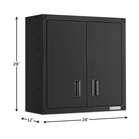 Gladiator® Armoire murale GearBox à porte pleine longueur prête à assembler GAWG28FDESG