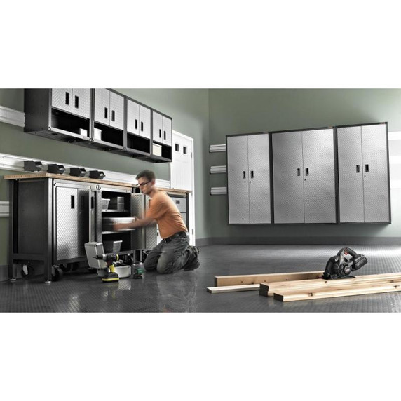 Gladiator® Ensemble de roulettes pour armoire modulaire GearBox prête à assembler GACK04KDSX